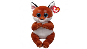 TY Beanie Babies Bellies Kuscheltier Fuchs weiß 24 cm