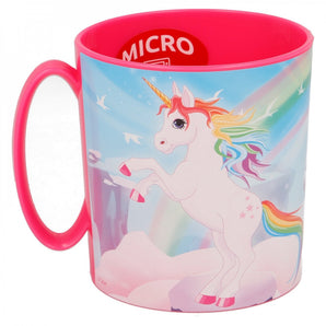 Plastiktasse Becher Einhorn für Kinder