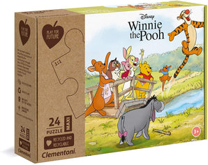 Clementoni 20259 - Winnie the Pooh - 24 Teile Maxi Puzzle - Special Series Puzzle - Play for Future