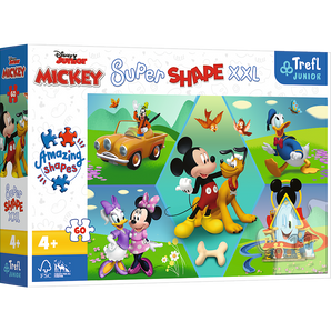 Mickey Mouse - Junior Super Shape XXL Puzzle 60 Teile