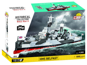 COBI-4844- Konstruktionsspielzeug - HC WWII - HMS BELFAST IWM