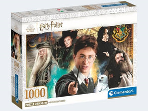 Clementoni 39787 - 1000 Teile Puzzle - Harry Potter Compact - Harry Potter