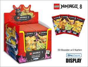 LEGO NINJAGO Trading Cards Serie 8 Next Level – 50er DISPLAY