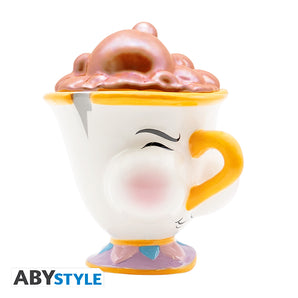 DISNEY - Mug 3D - The Beauty & the Beast Chip with bubbles