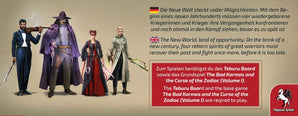 Teburu: The Bad Karmas and the Curse of the Zodiac: The New World Heroes [Erweiterung] – Expertenspiel