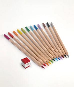 LEGO® Buntstifte mit Topper - 12 verschiedene Farben