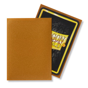 Dragon Shield Kartenhüllen 63 x 88mm Matte Sleeves Gold (100)