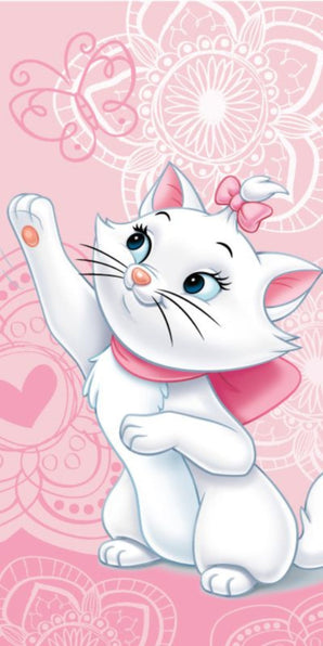 Aristocats Marie Handtuch Baumwolle Strand Badetuch 70x140cm