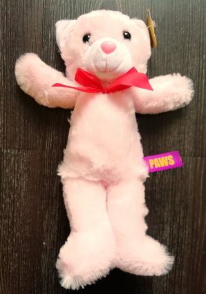 Plüsch Katze mit Schleife 32 cm