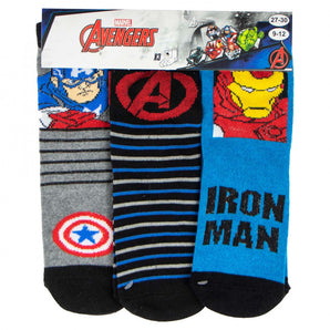 Marvel Avengers Socken 3 Paar Unisex Strümpfe Kinder Outdoor Socks