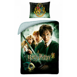 Harry Potter Bettwäsche - weiche Baumwolle - Kissen und Decke
