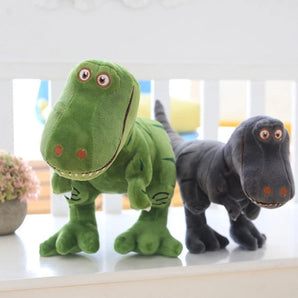 Dinosaurier T-Rex Kuscheltier - 40cm schwarzes Plüschtier