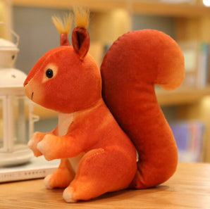 Eichhörnchen Kuscheltier - 25 cm Plüschtier für Kinder süßes Stofftier