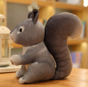 Eichhörnchen Kuscheltier - 25 cm Plüschtier für Kinder süßes Stofftier
