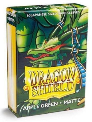 Dragon Shield Kartenhüllen Sleeves Japanische Größe Matte (60) Applegreen