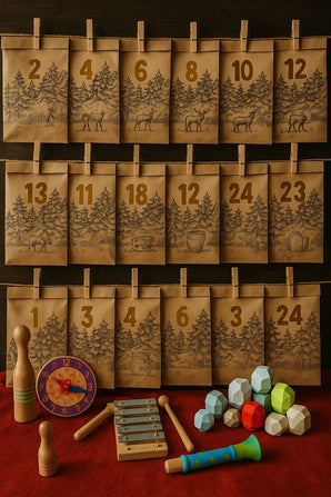 Kinder Lernfreude im Advent – Montessori Adventskalender mit Spielwert 🌲