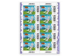 Bugs Bunny, Briefmarke zu 0,95 €, 10er-Bogen