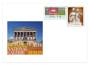 Gedenkbriefumschlag "150 Jahre Alte Nationalgalerie in Berlin"