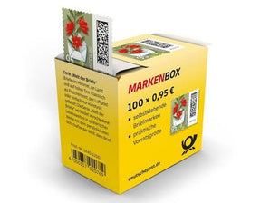 Markenbox "Blumenbrief", Briefmarke zu 0,95 €, 100er-Box