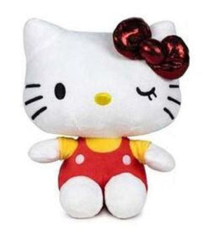 Hello Kitty Stofftier - 25 cm Kuscheltier Jubiläum Glitzer Plüschtier