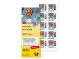 Markenset Ballonpost, Briefmarke zu 0,95 €, 10er - Set - Radio Buxtehude