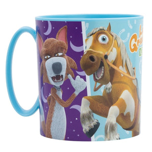 La Granja de Zenón Plastiktasse Becher 390ml Tasse für Kinder Hahn Kuh