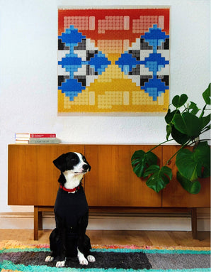 Fine Art Wandkalender // Mexiko orange blau